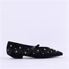 Pedro Anton Barcelona Studded Pump Strap - Black Suede